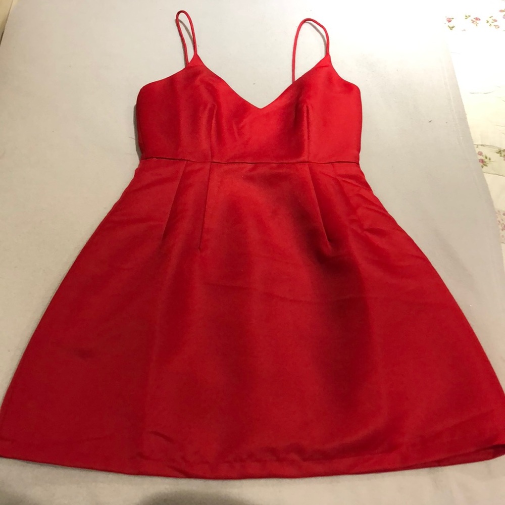 Red dress